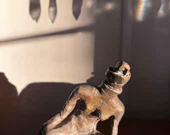 Vintage 1950’s Surrealist Bronze Sculpture