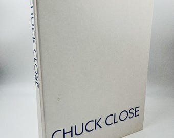 Vintage 1990’s Chuck Schließen, erste deutsche Auflage Vintage Couchtisch Buch Abstrakte Kunst Fotografie Sammlerstück