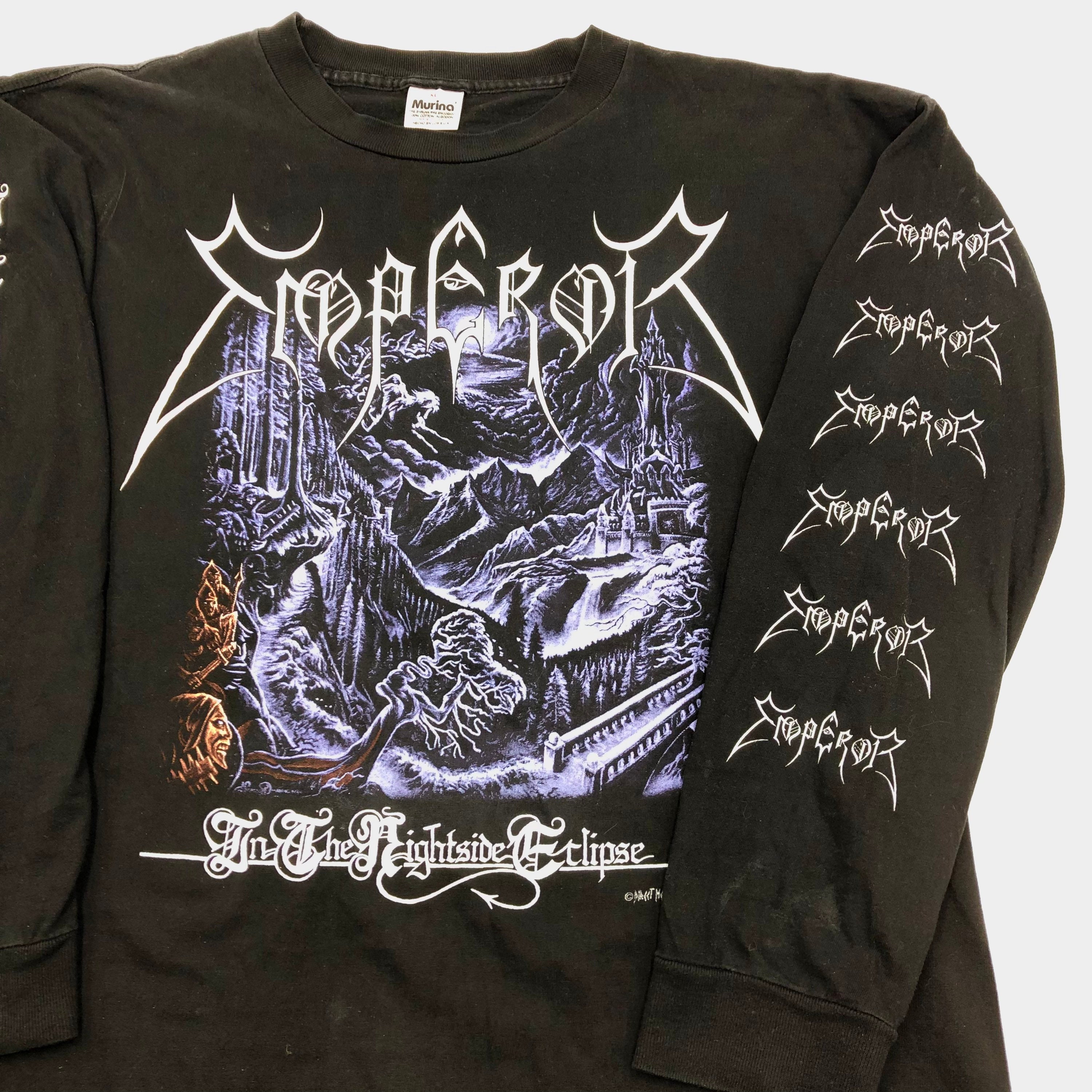Vintage 1994 Emperor in the Nightside Eclipse Long Sleeve T Shirt 