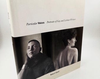 Vintage 1990's Particular Voices: Portraits of Gay and Lesbian Writers Coffee Table Book