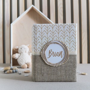 personalised baby boy photo album