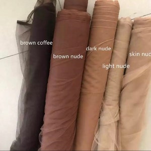 Power Mesh Fabric Skin Tones & Neutrals Collection