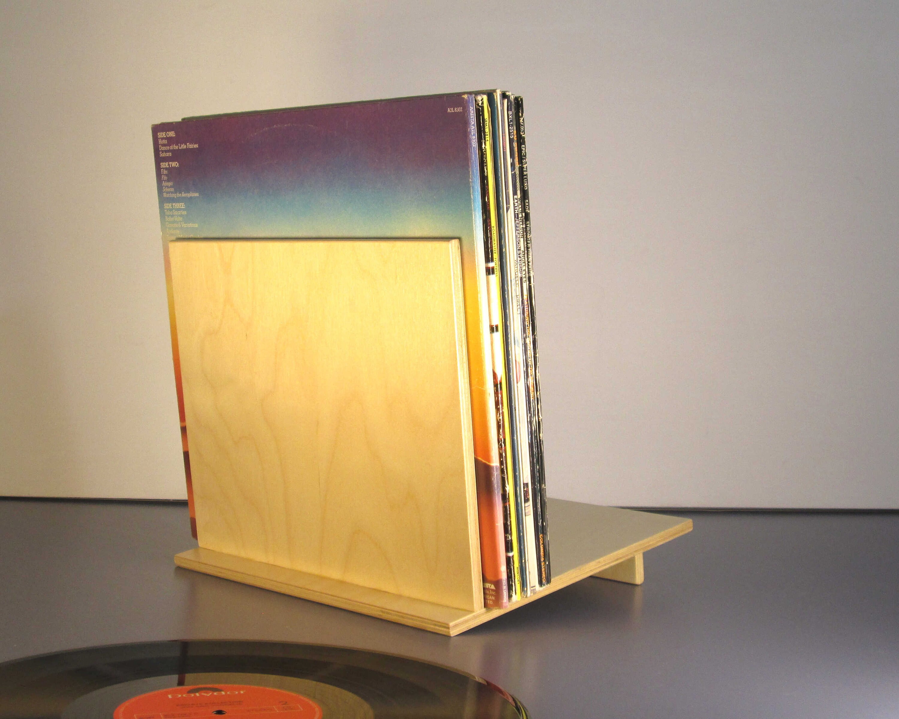 Vinyl Record Flip Rack Storage & Display for 55 Albums the Etsy