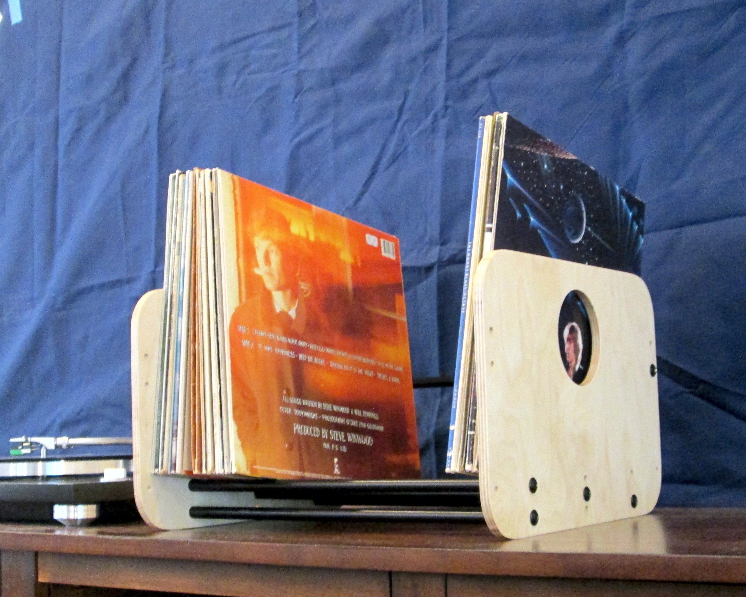 Tabletop Record Storage Rack Handmade in USA Vinyl LP Crate Etsy