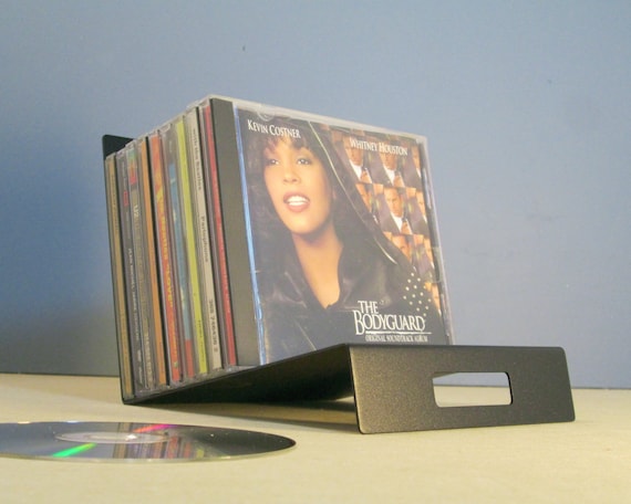 SAC DE RANGEMENT CD DVD transparent avec étagère portable design