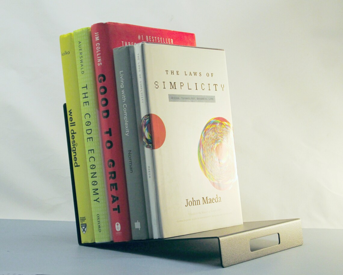 Small Tabletop Book Stand Simple Storage for Home or Office Etsy