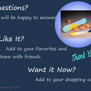 May include: Image features two nail files with a blue, yellow, and black color scheme, along with several small, reddish-brown rocks. Text includes "Questions?", "Like It?", "Want it Now?", and "Thank You!" on a dark blue background.