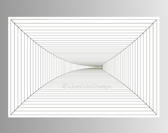 Digital Download 16x24 Printable Op Art | Black & White Geometric Pattern for Contemporary Home or Office Space | 12x18 8x12 4x6 #P16x24_041