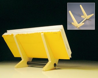 Mail Organizer Rack For Entryway or Office Desk | Wood Letter Mail Sorter | Home Storage Accessory and Letter Holder | Modern Desktop Gift