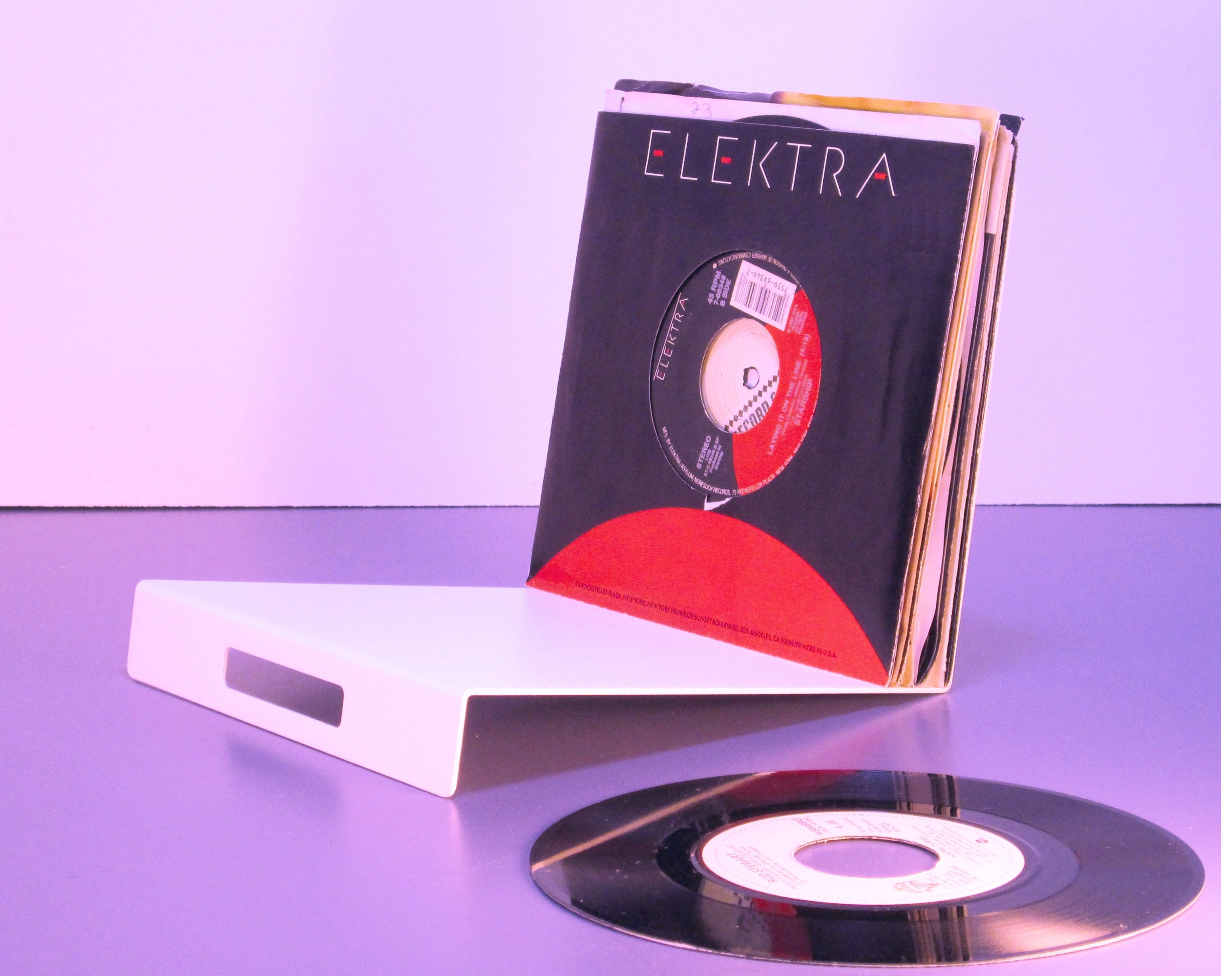 ビニールシングルレコードフリップ収納ホルダー | 7インチ 45 RPM