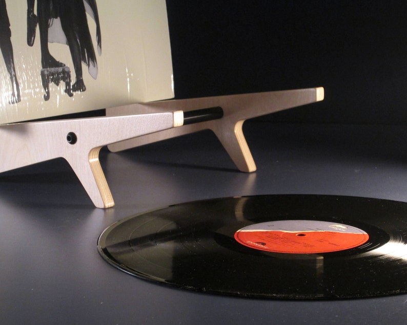 Vinyl Record Storage Stand for 60 Albums Tabletop Record Etsy