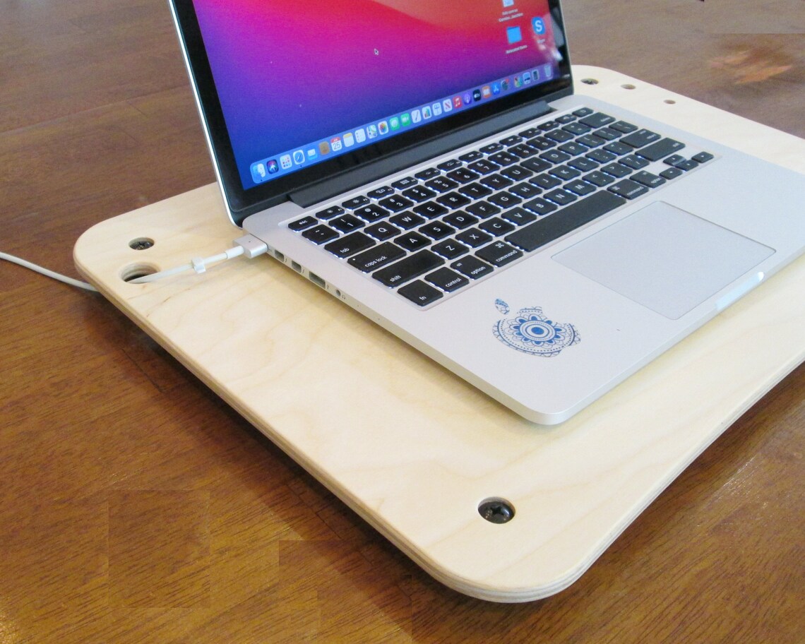 Portable Travel Desk Tray for Laptop Computer Wood Table Etsy Canada