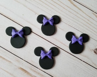 Mouse Head Silhouette Cupcake Toppers