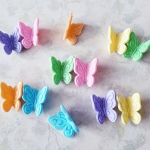 A set of Butterfly Cake/Cupcake Toppers