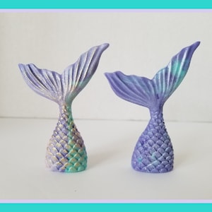 A Set of Mermaid Tails Toppers 12pcs image 5