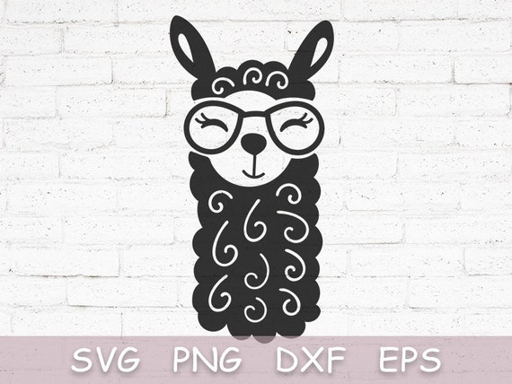 Download Llama SVG llama face svg alpaca svg files for Cricut DXF ...