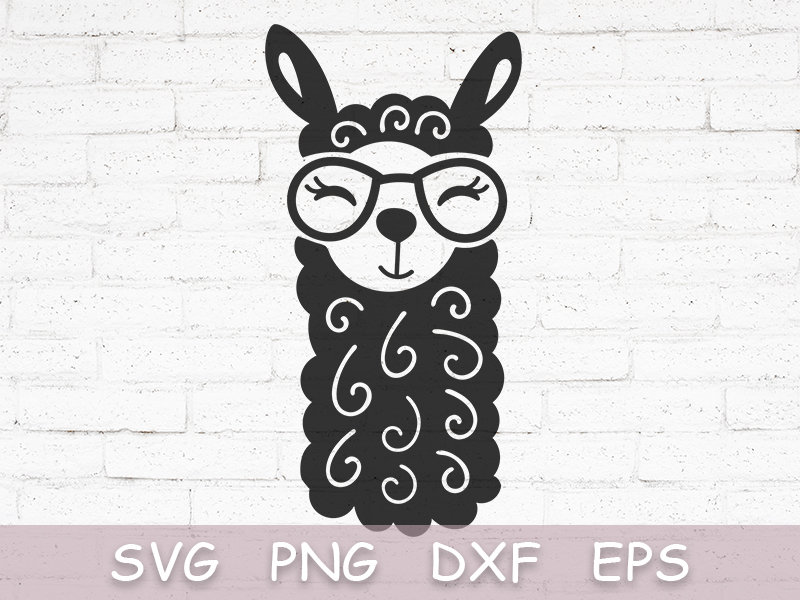 Download Llama SVG llama face svg alpaca svg files for Cricut DXF | Etsy