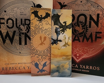 Fourth Wing Tairn Andarna Sgaeyl Bookmark Empyrean Series Merch