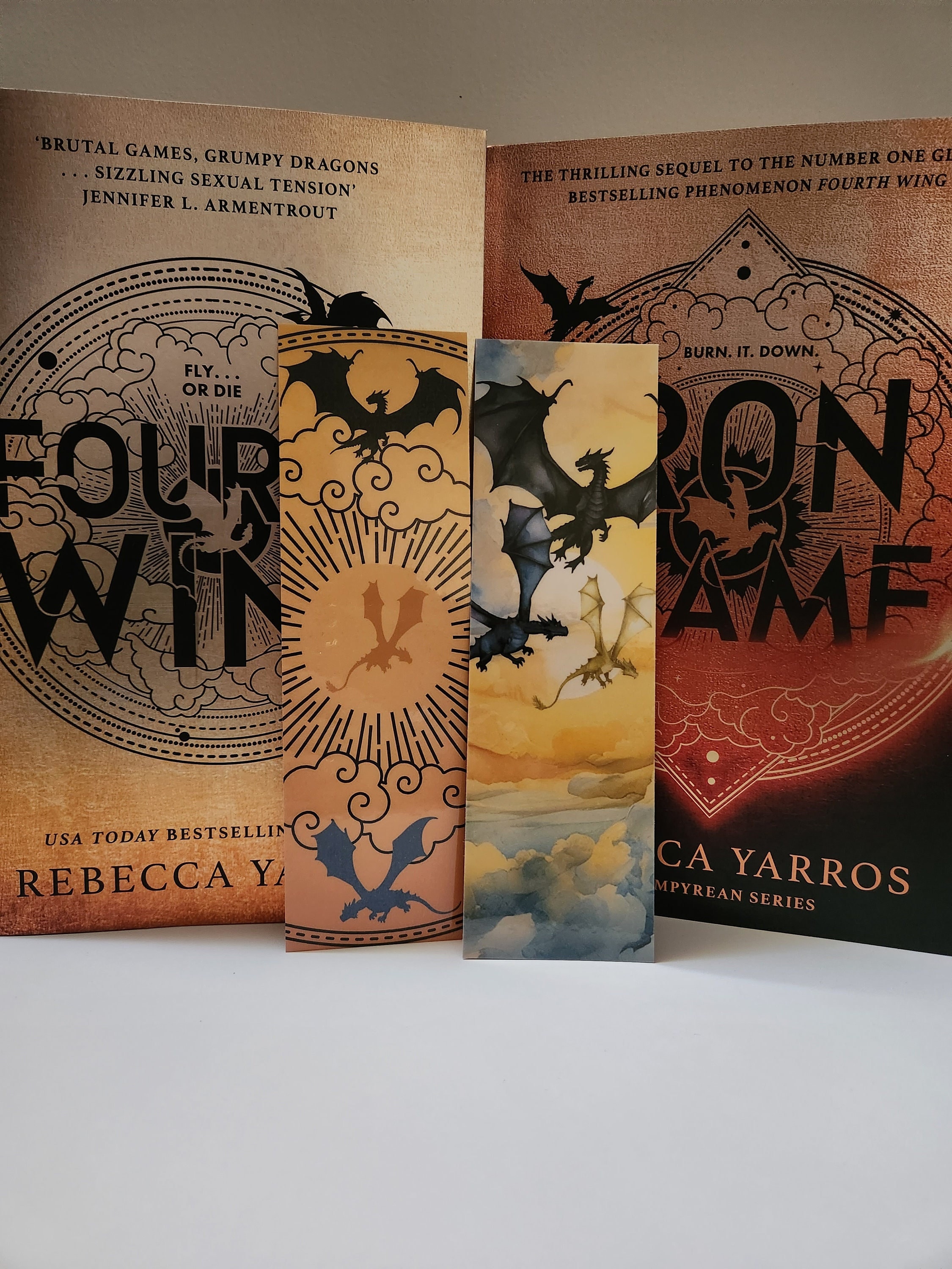 Fourth Wing Tairn Andarna Sgaeyl Bookmark Empyrean Series Merch - Etsy