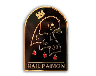 Hail Paimon hard enamel pin badge by 14Eight