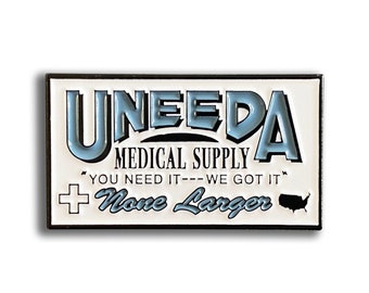 Uneeda soft enamel pin badge