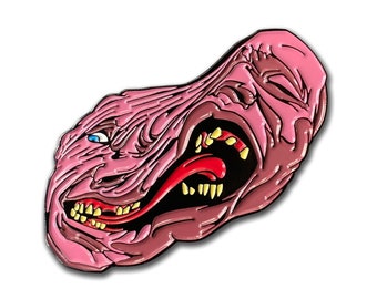 Split Face Soft Enamel Pin Badge