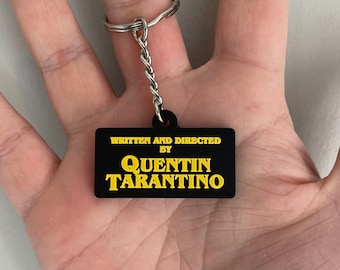 Quentin Tarantino "Directed by" PVC Keyring