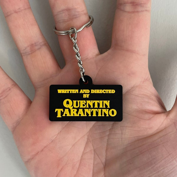 Quentin Tarantino "Directed by" PVC Keyring
