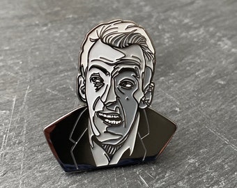 George A Romero Night of the Living Dead, "Cemetery Zombie" soft enamel pin