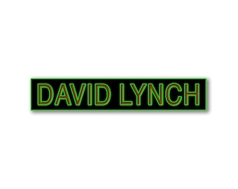 David Lynch soft enamel pin badge