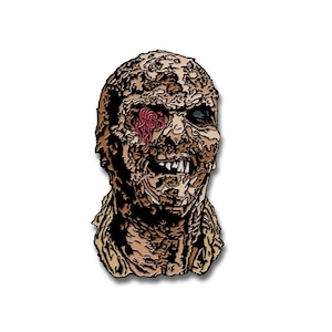 Worm Eyed Zombie Soft Enamel Pin Badge - standard variant