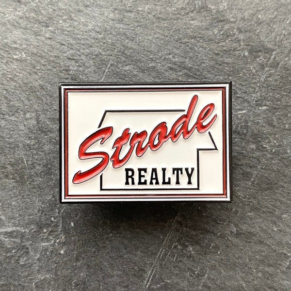 Strode Realty soft enamel pin badge