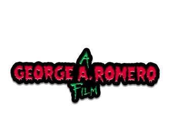 Romero Film soft enamel pin badge A George A orange glitter Creepshow variant Creepshow