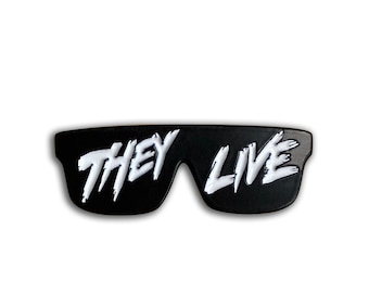 Sunglasses soft enamel pin badge