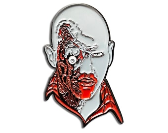 George A Romero Dawn of the Dead, "Plaid Shirt Zombie" soft enamel pin