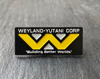 Weyland-Yutani soft enamel pin badge