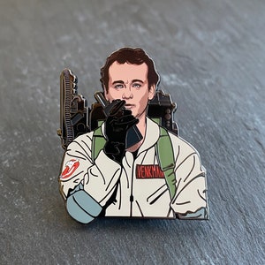 Dr. Venkman Hard Enamel Pin with CMYK print