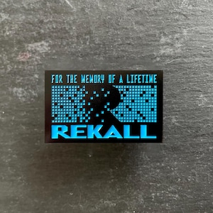 REKALL Soft Enamel Pin Abzeichen