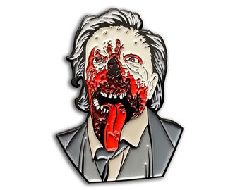 George A Romero Day of the Dead, "Dr. Tongue" soft enamel pin