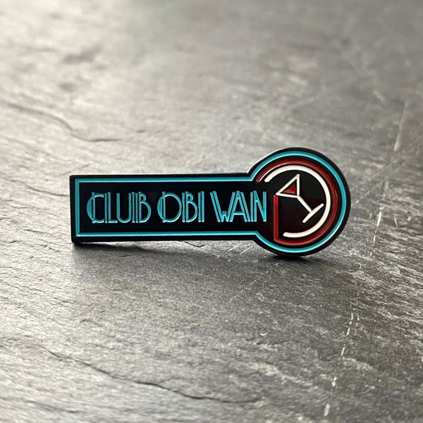 Club Obi Wan Soft Enamel Pin Badge - RESTOCK PENDING