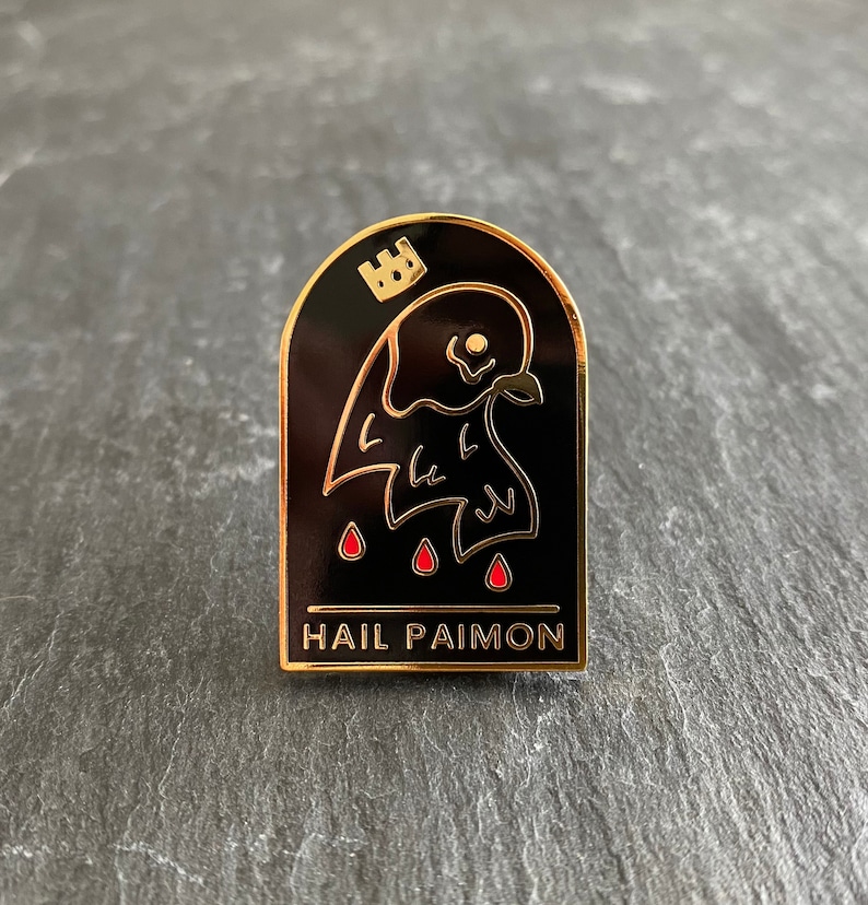 Hail Paimon Hard Enamel Pin Badge by 14eight - Etsy