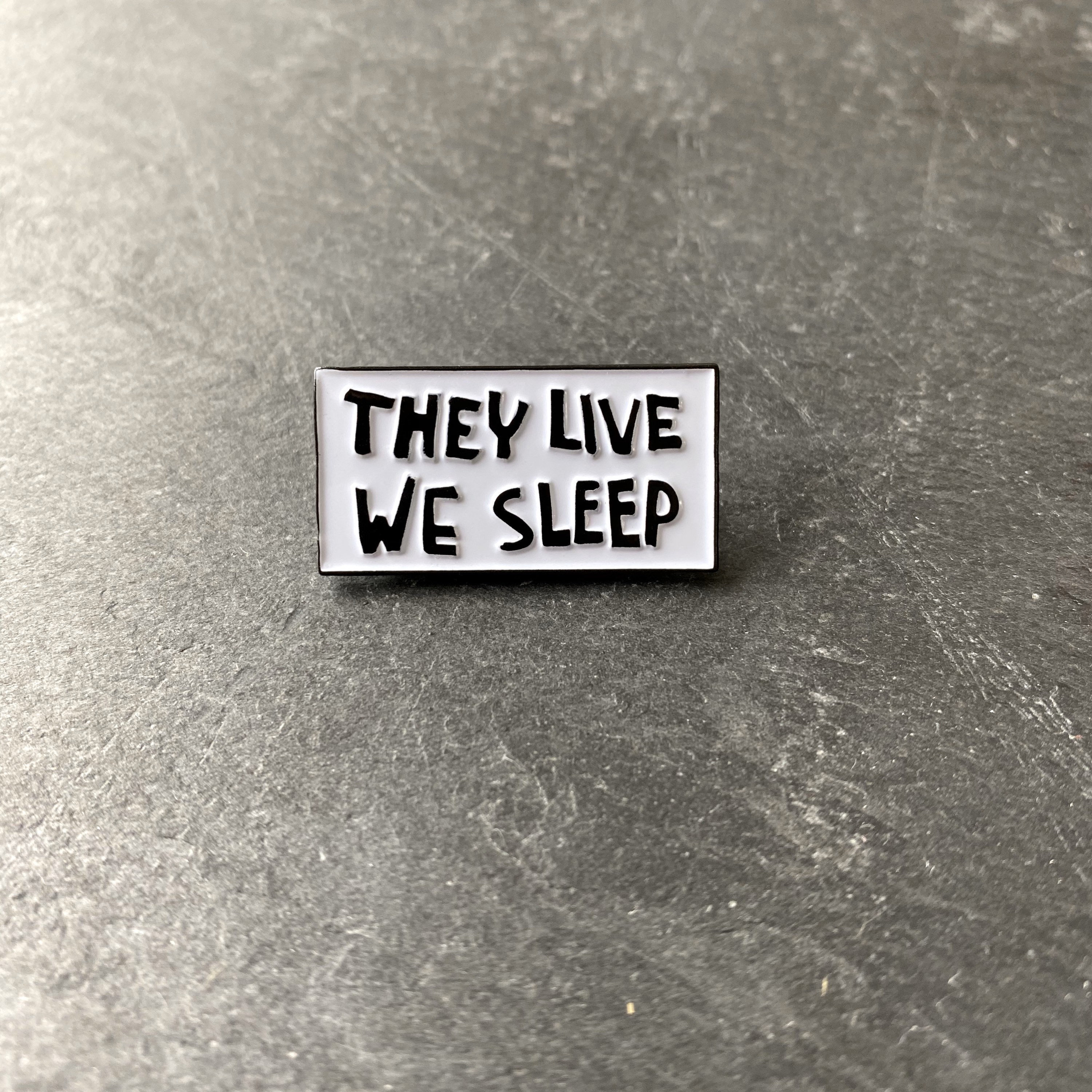 They Live We Sleep Back Patch