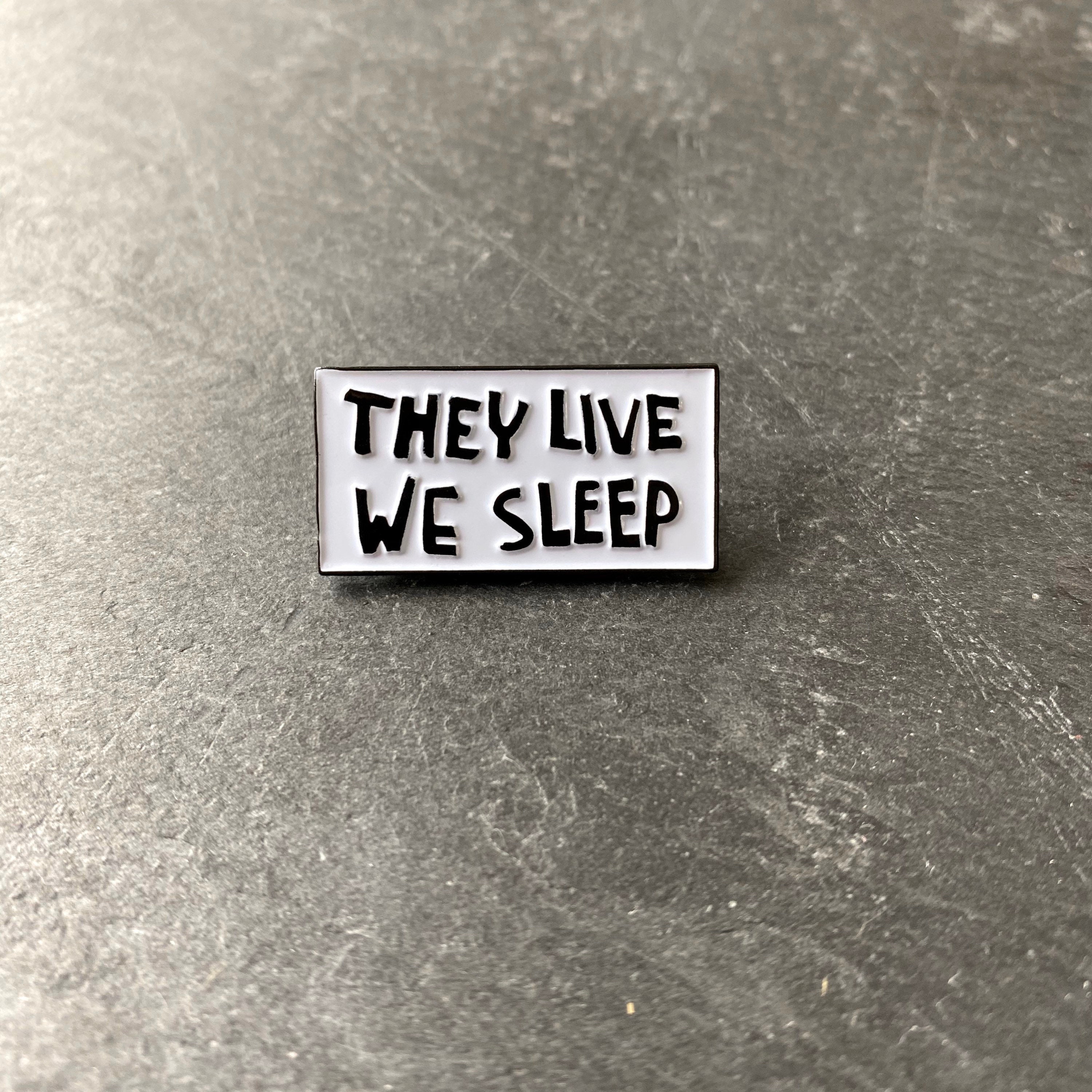 They Live We Sleep Back Patch