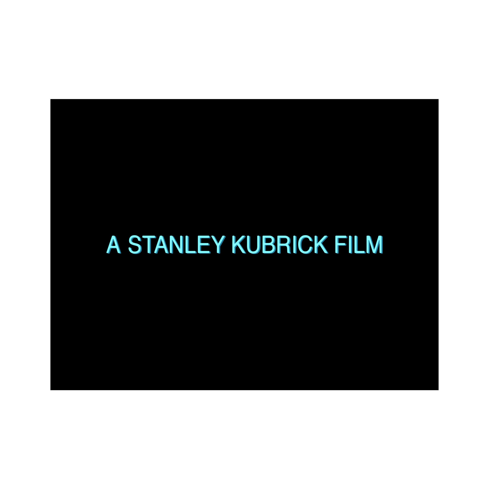 Directed by Stanley Kubrick Fine Art Print - Etsy
