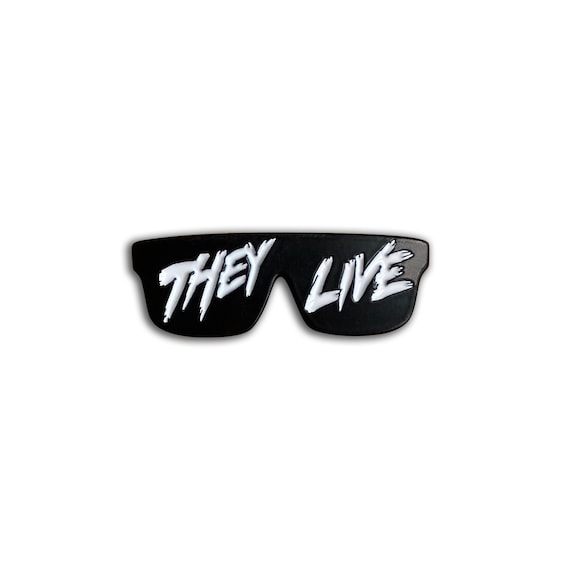 Sunglasses soft enamel pin badge