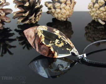 houthars hanger, hout en hars sieraden, cadeau, uniek cadeau, cadeau voor haar, speciale sieraden, hars hanger, verjaardagscadeau