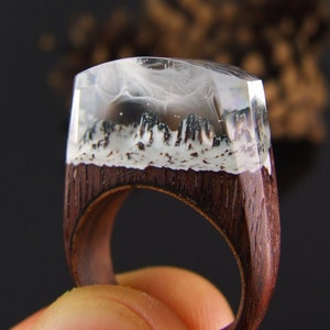 Resin Jewellery,Women wood ring,Wood Ring,Wood Resin Ring, Resin Wood Ring,Handmade wooden ring,Ring crystal,Resin Jewelry, Resin art