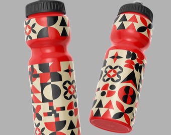 Maqueta de botella de agua deportiva