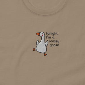 Ein Dumme Gans Dumme Gans Geburtstag Dumme Gans Shirt Got zu Dumme Shirt Gans Shirt Gans Beulen Shirt Dumme Gans Tee bestickt