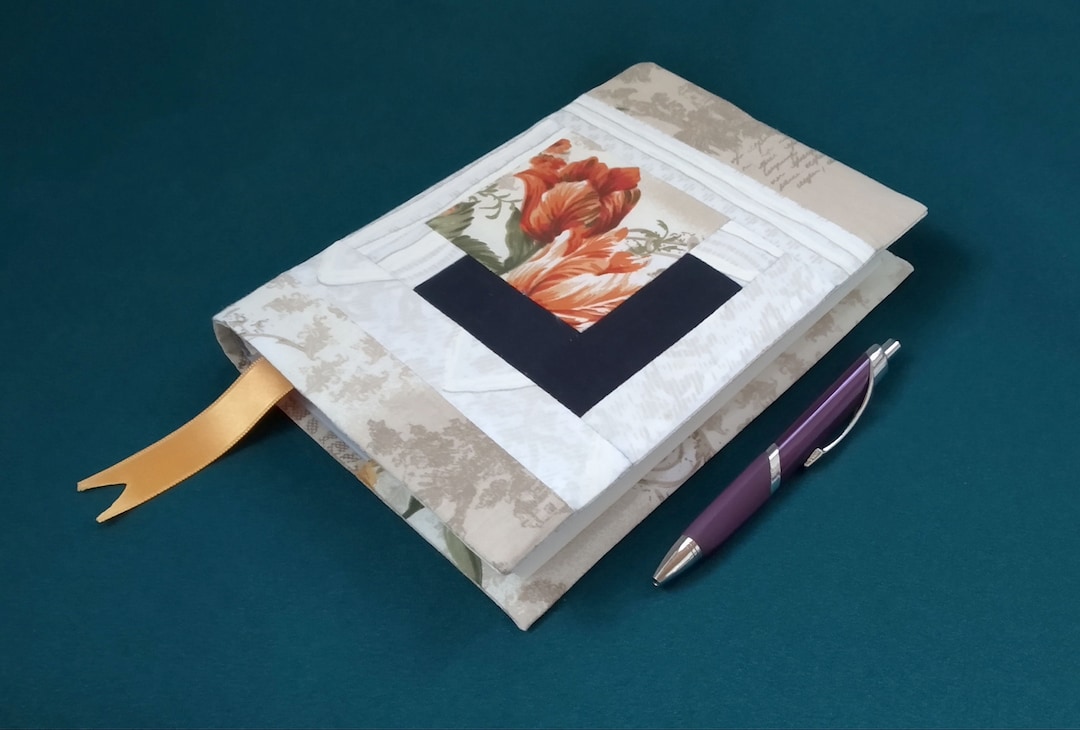 Cloth Book Cover, Patchwork, Fabric Book Cover, Book Sleeve Etsy UK